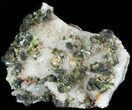 Lustrous, Epidote Crystal Cluster - Morocco #49405-1